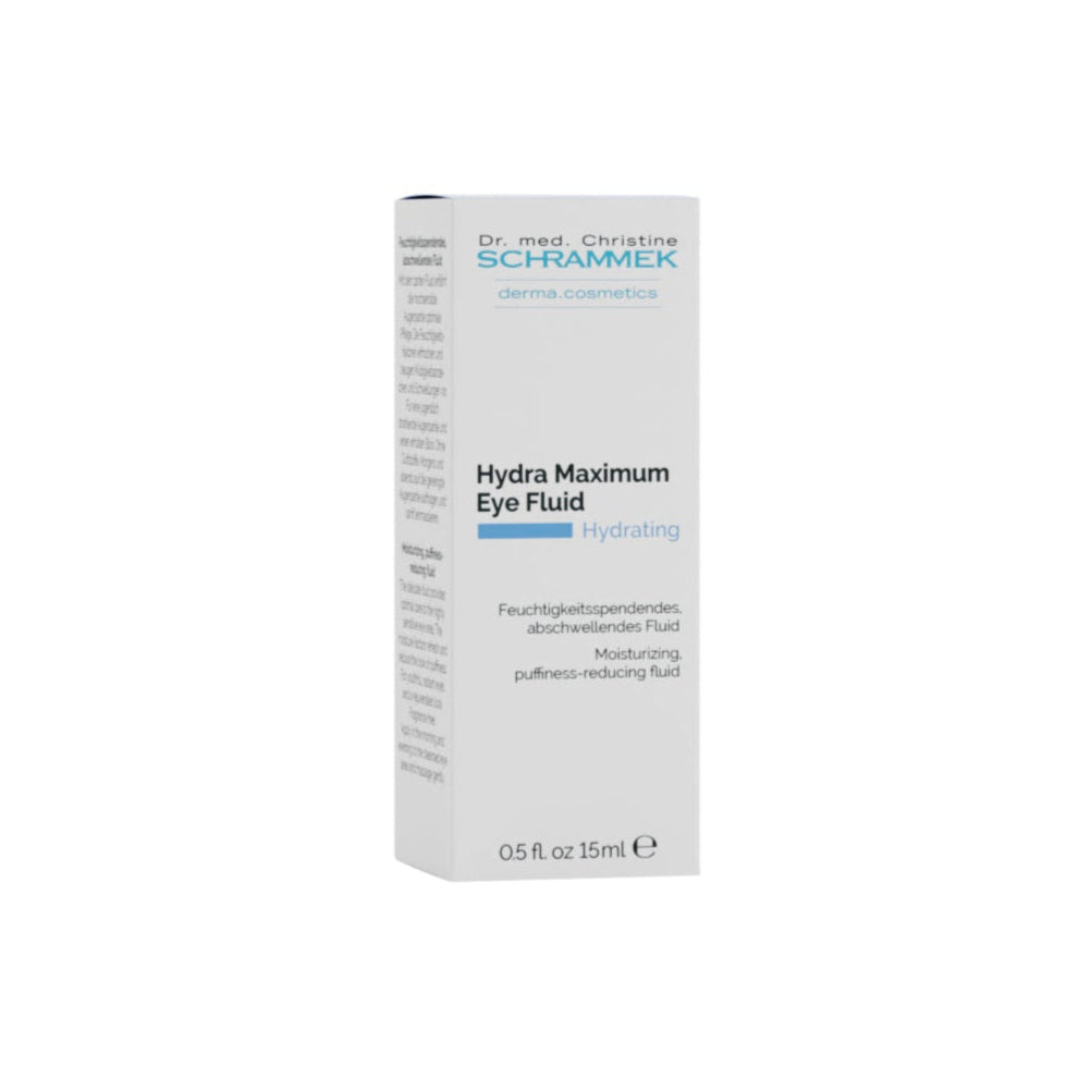 Cooling eye fluid to reduce puffiness, dark circles, and fine lines, revives and hydrates the delicate under-eye area.