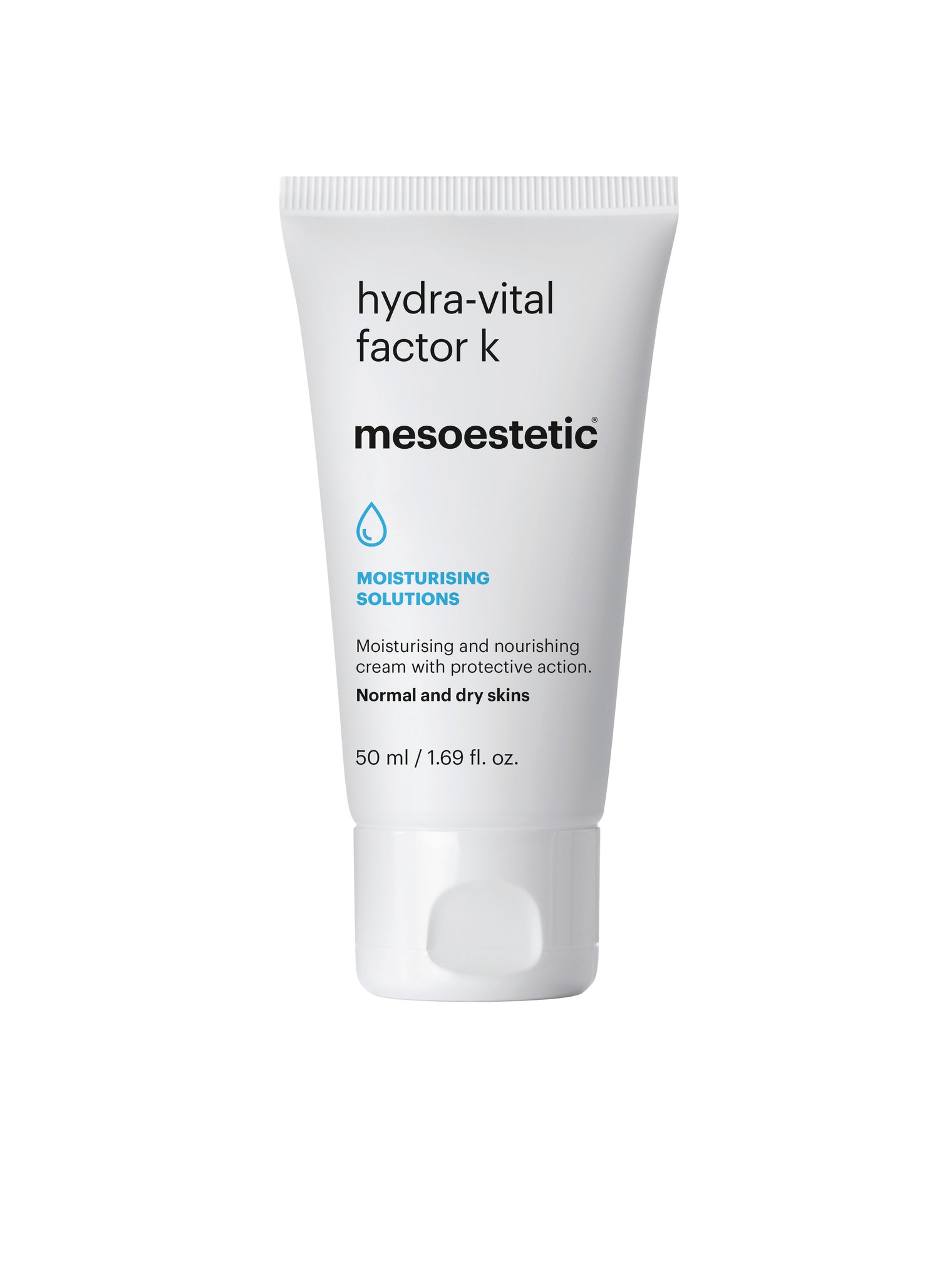 Hydrating face cream with vitamin E and ultra-moisturising complex by mesoestetic.