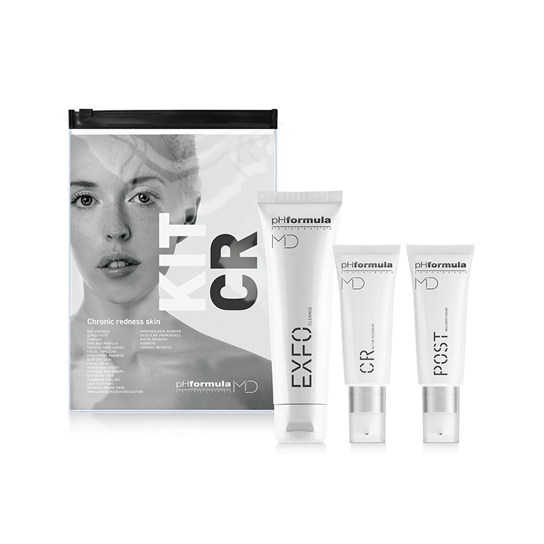 pHformula MD POST Recovery Cream tube – hydrating and soothing moisturiser for post-treatment, sensitive skin.