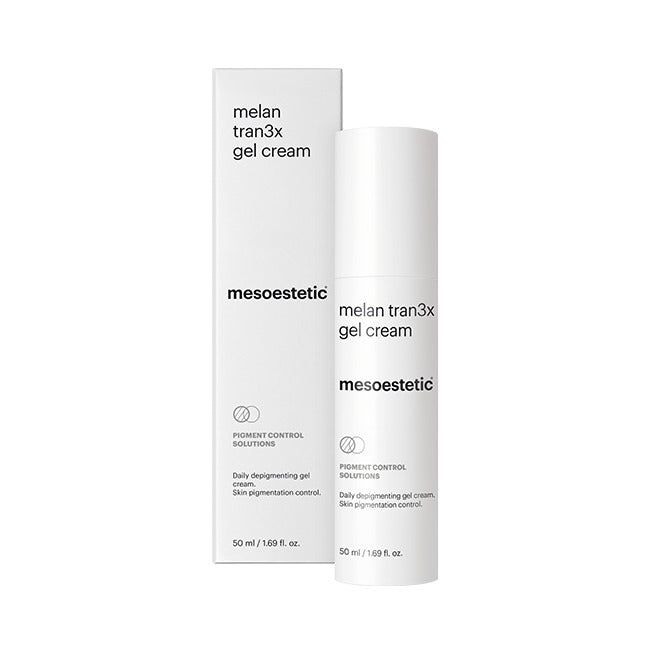 Mesoestetic Melan Tran3x Gel-Cream 50ml for hyperpigmented and uneven skin