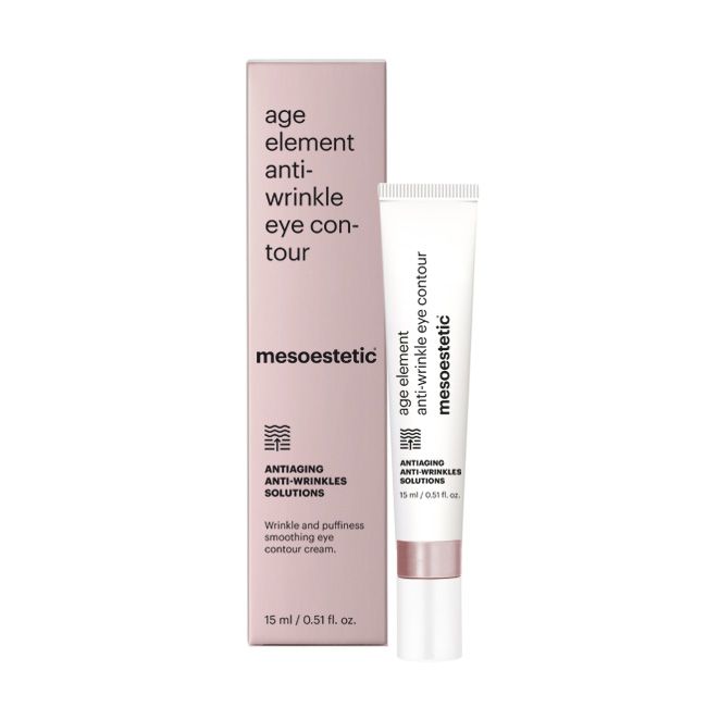 Mesoestetic Age Element Anti-Wrinkle Eye Contour 15ml with ceramic applicator.