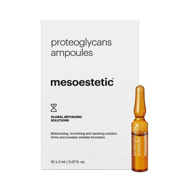 mesoestetic Proteoglycans Ampoules treatment for dry and mature skin