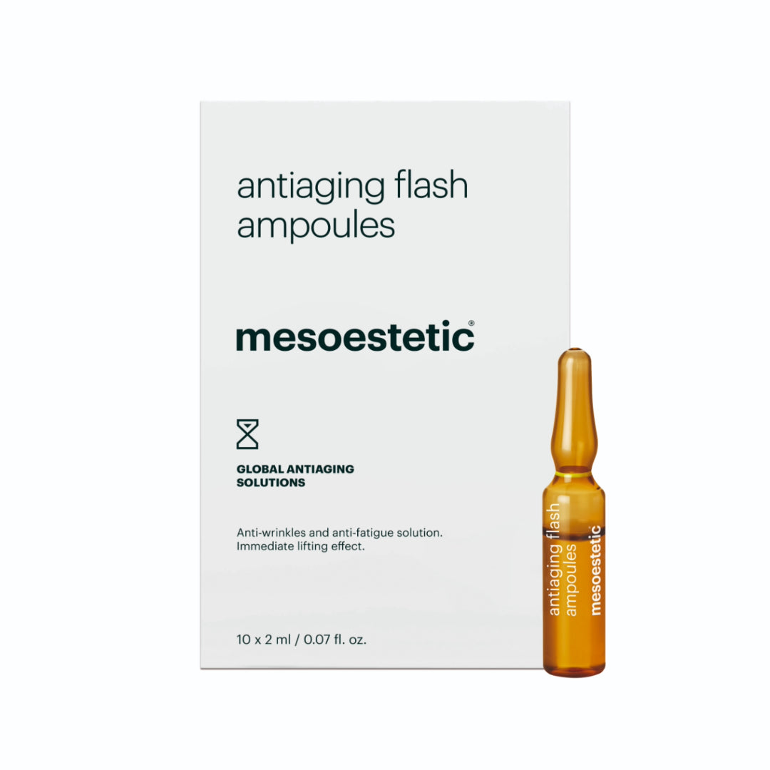mesoestetic Anti-Aging Flash Ampoules for instant lifting and revitalising effect