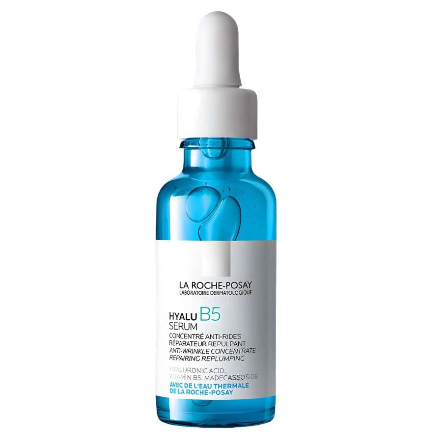 La Roche-Posay Hyalu B5 serum bottle on a white background