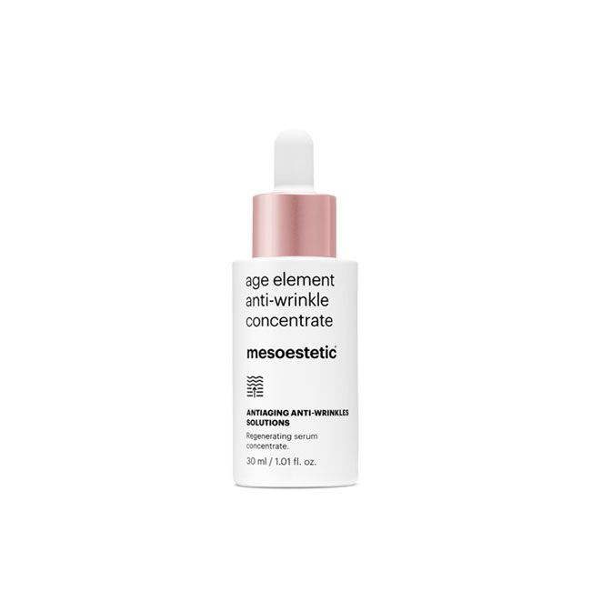 Dropper applicator with Mesoestetic Anti-Wrinkle Concentrate texture.
