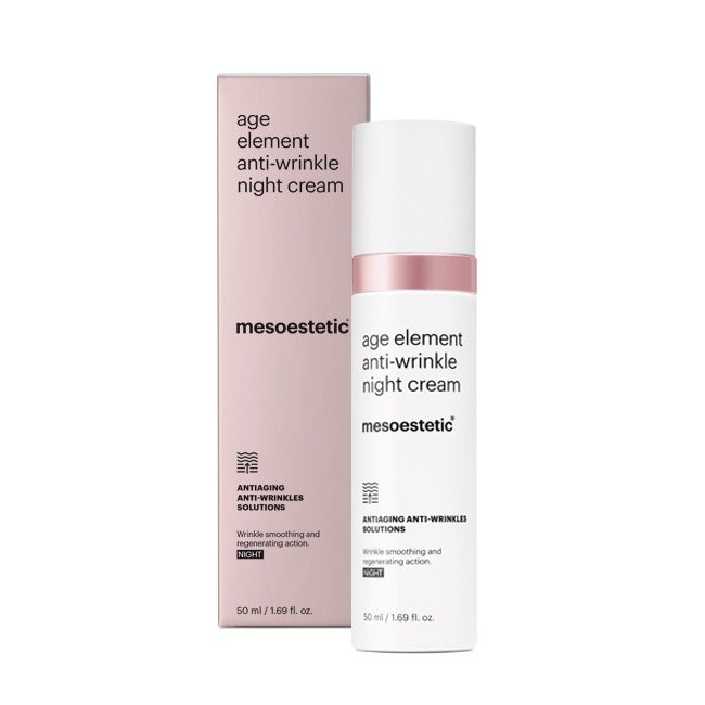 Mesoestetic Age Element Anti-Wrinkle Night Cream 50ml jar.
