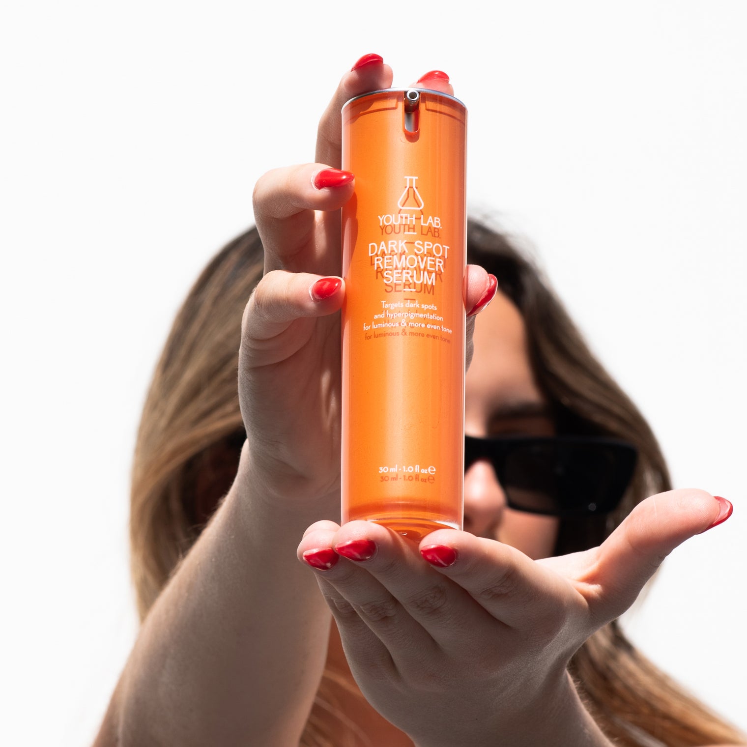 Dark spot serum that brightens, fades acne marks, and evens skin tone for a clear, radiant complexion.