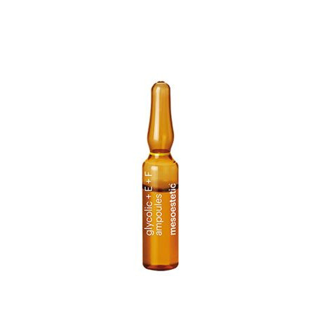 Intensive exfoliating treatment ampoules with glycolic acid and vitamins
