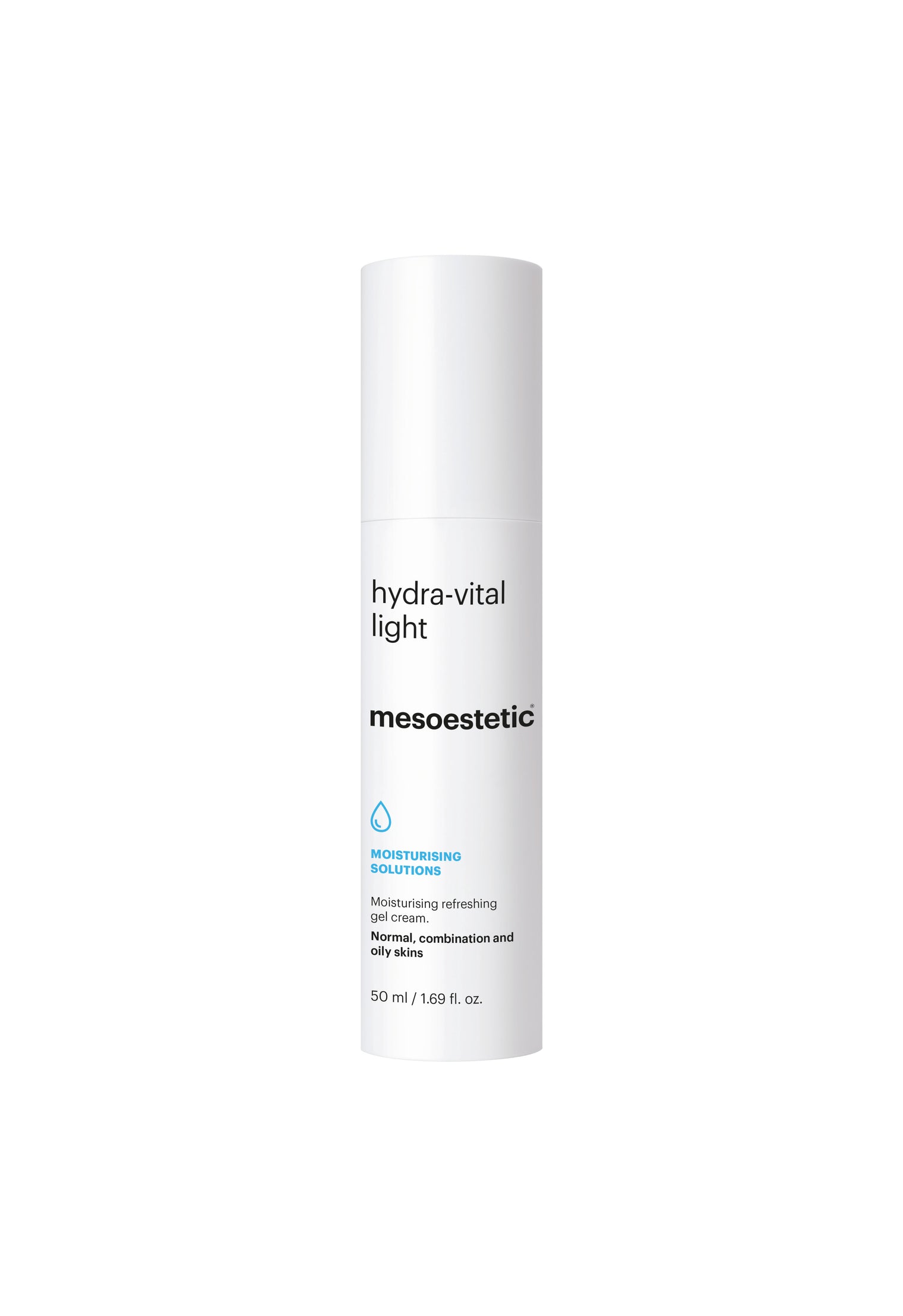 Lightweight moisturiser for combination skin with HA complex and Urban D-tox