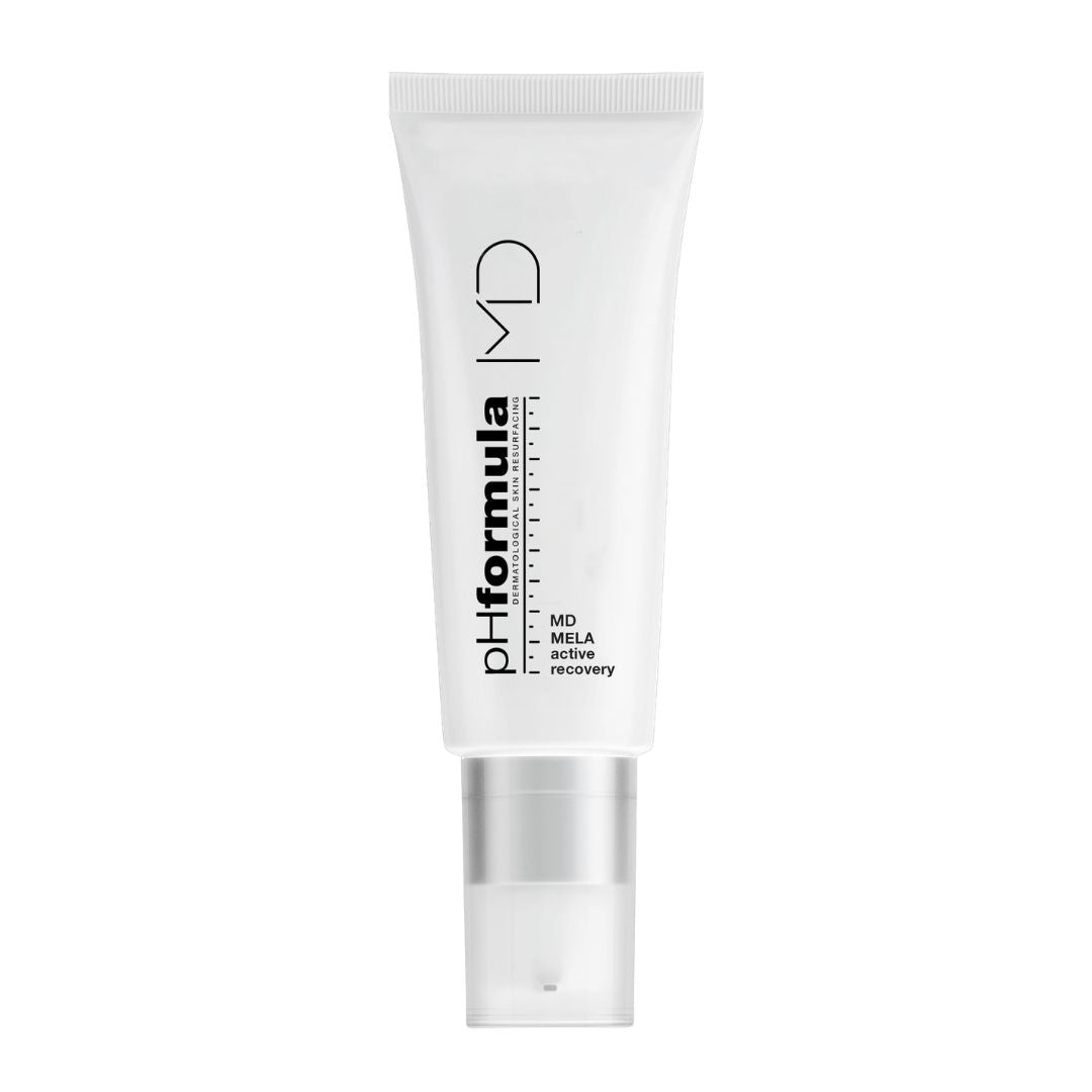 pHformula MD MELA serum bottle for pigmentation and uneven skin tone.