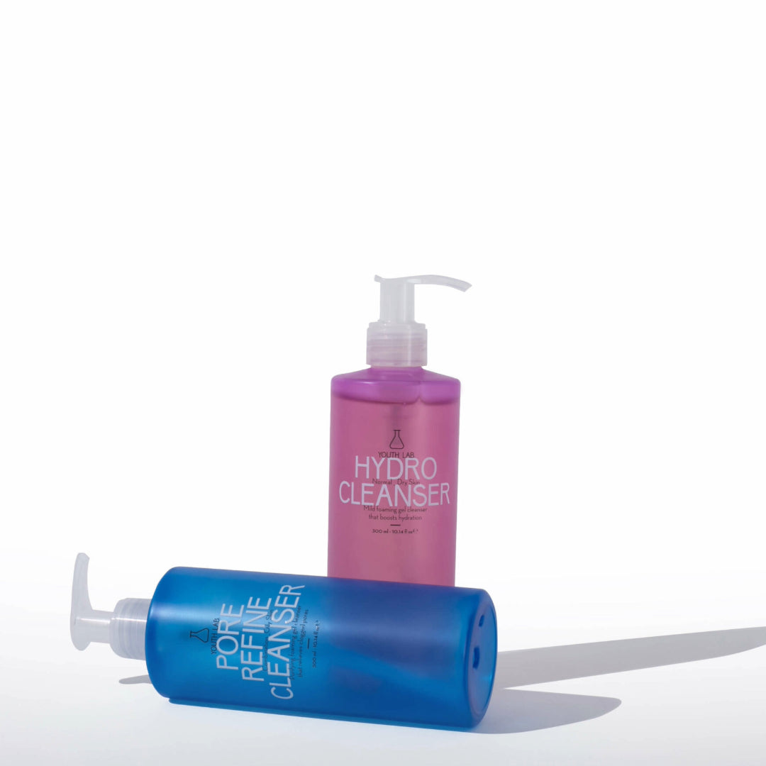 Rich foam texture of cleanser on a hand, showcasing creamy lather.