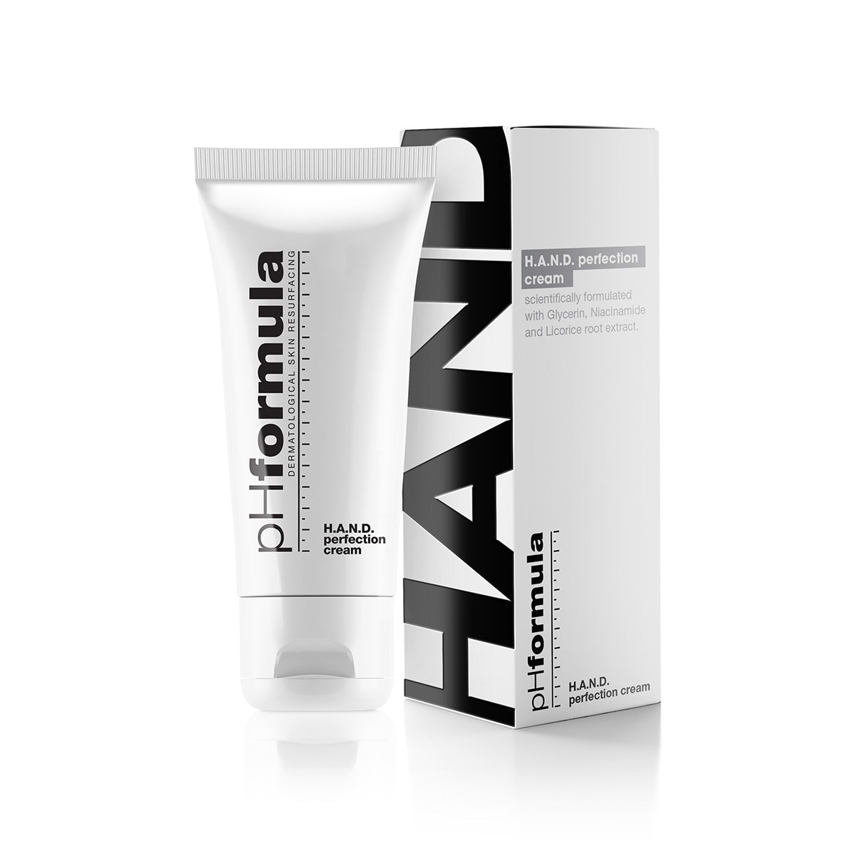 Anti-aging hand cream with niacinamide, horse chestnut, vitamin E, and botanical oils to reduce pigmentation, wrinkles, and dryness for soft, youthful hands