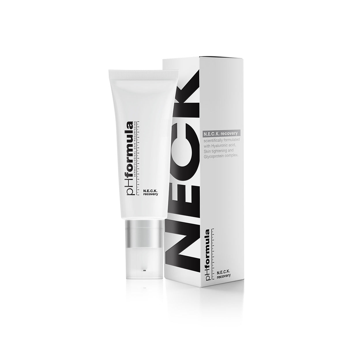 Neck and décolleté cream with hyaluronic acid and skin-tightening complex for firmer, smoother skin