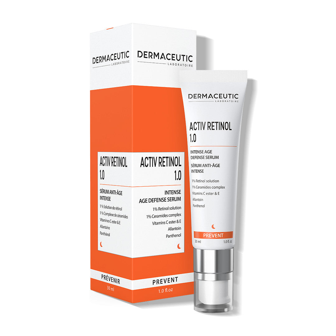 Activ Retinol 1.0 serum with vitamins C and E for anti-aging, radiance, and skin renewal