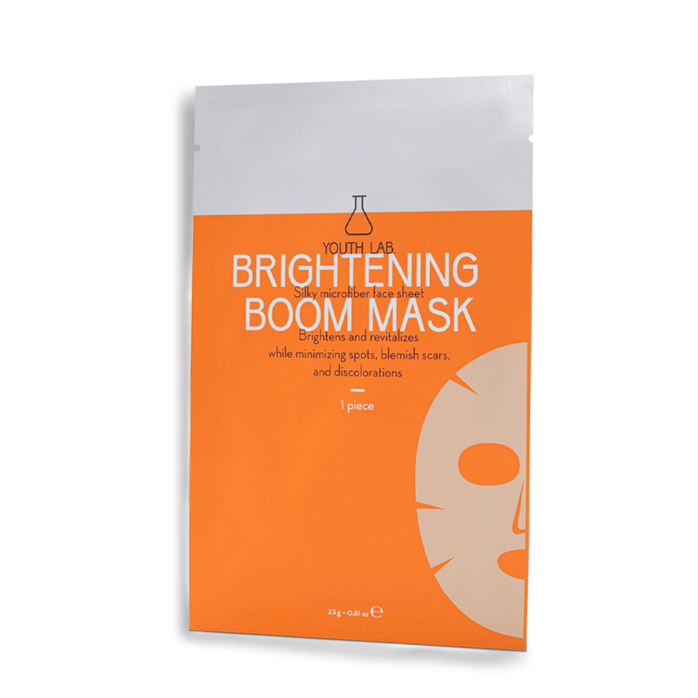 Hydrating sheet mask infused with 12 vitamins, hyaluronic acid, and tranexamic acid for brightening and anti-aging