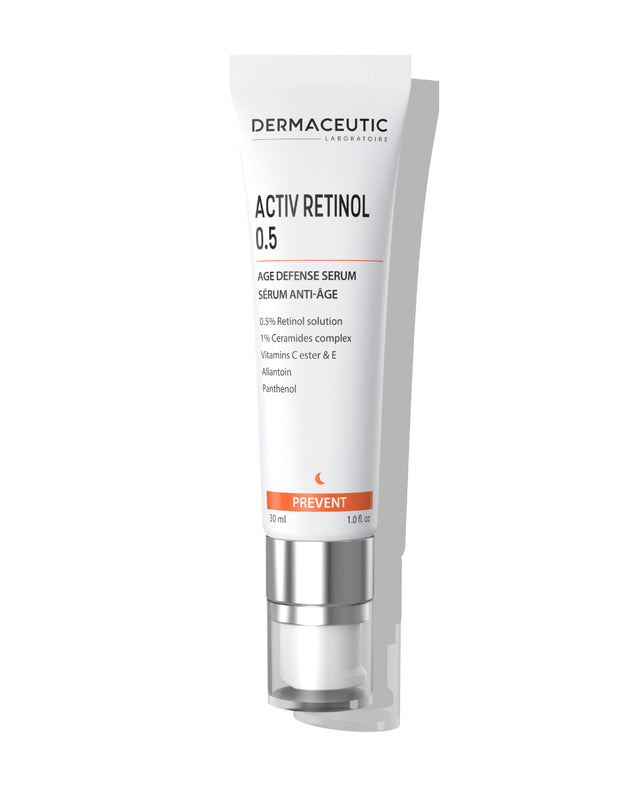 Dermaceutic Activ Retinol 0.5 serum bottle on a white background