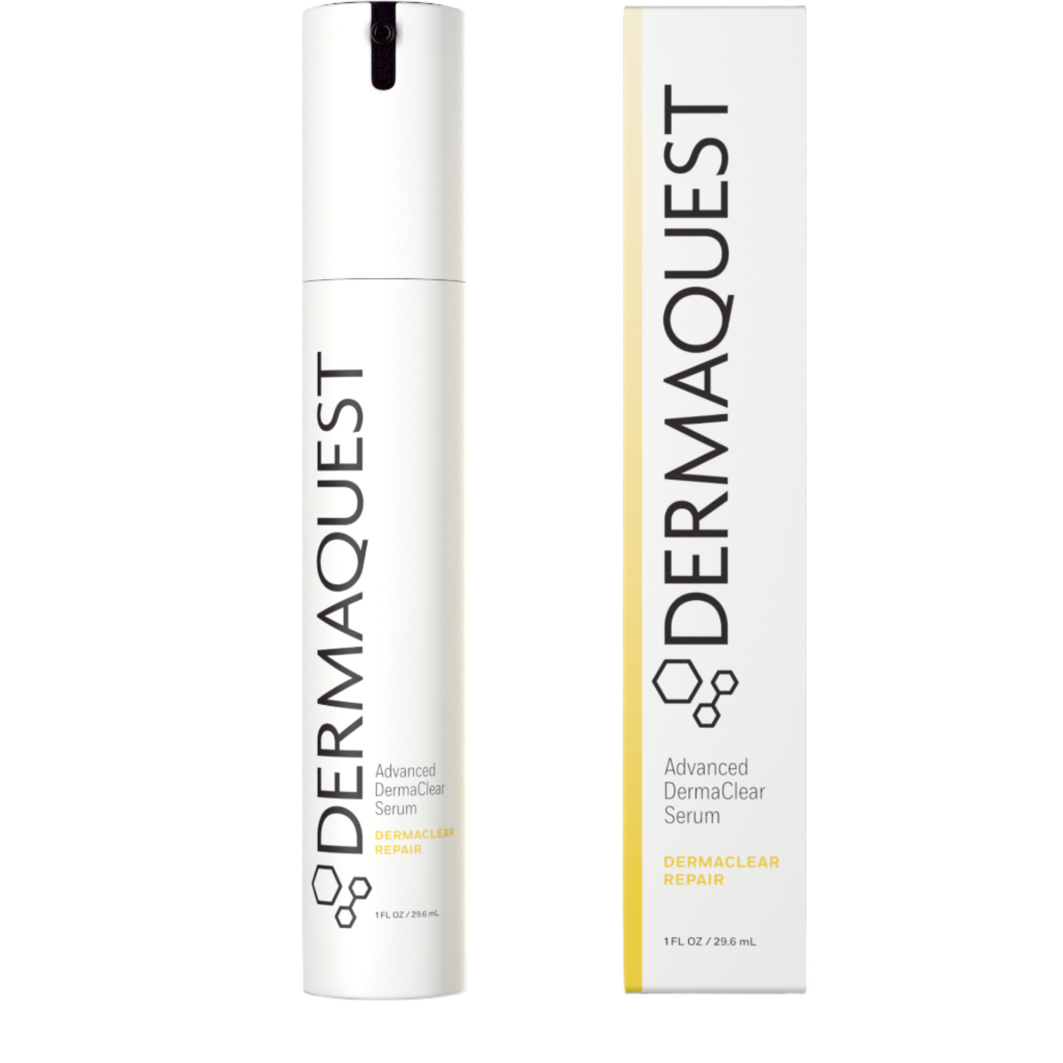 Clear Radiance Ultra-Light Serum bottle placed on a clean, minimal background, representing its lightweight, acne-fighting formula for clearer skin