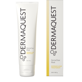 Acne-fighting clay mask in a sleek jar, formulated with salicylic acid, kaolin clay, and plant stem cells for deep pore cleansing and hydration