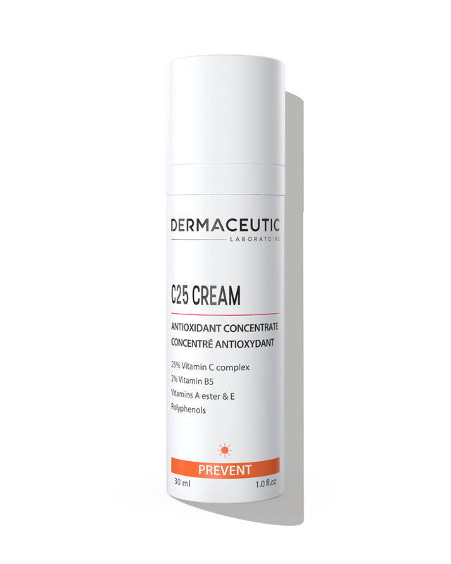 Dermaceutic C25 Cream bottle on a white background