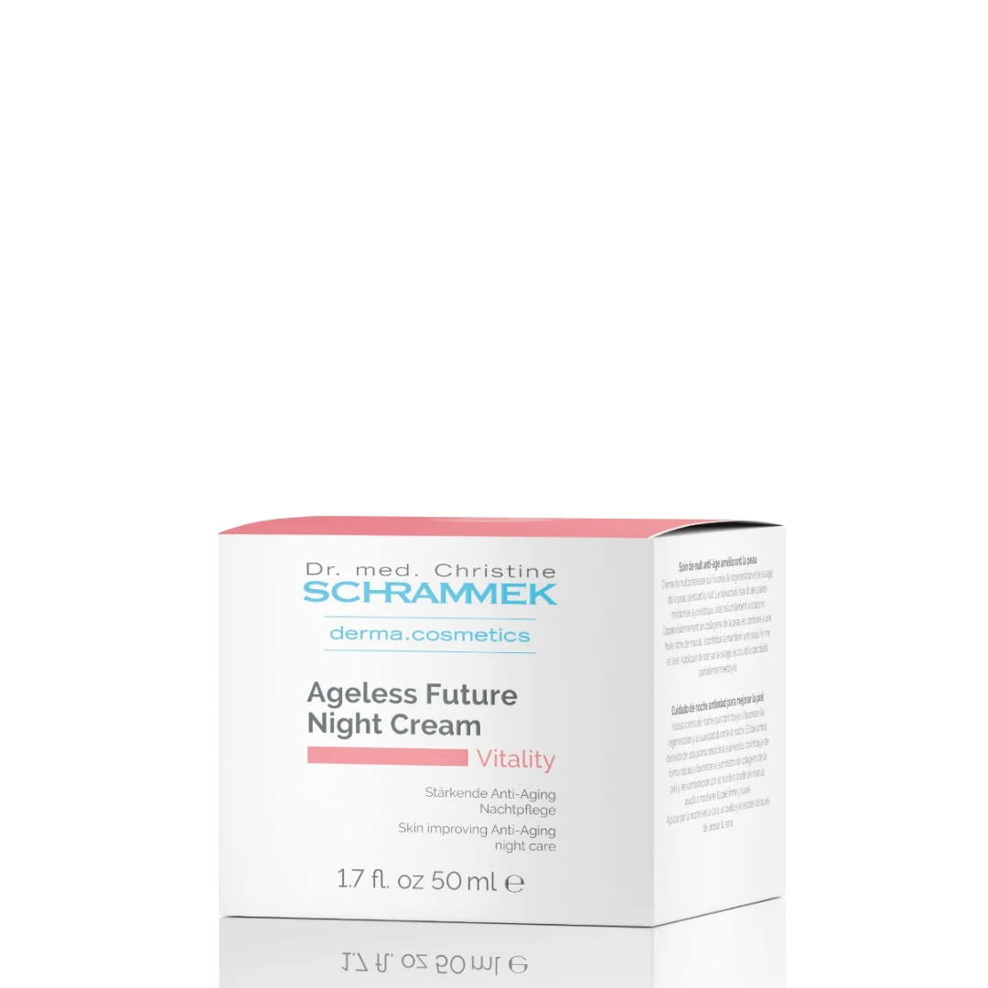 Rich night cream with Marula Oil and Bakuchiol, deeply hydrates and supports overnight skin renewal for a firmer, smoother complexion.