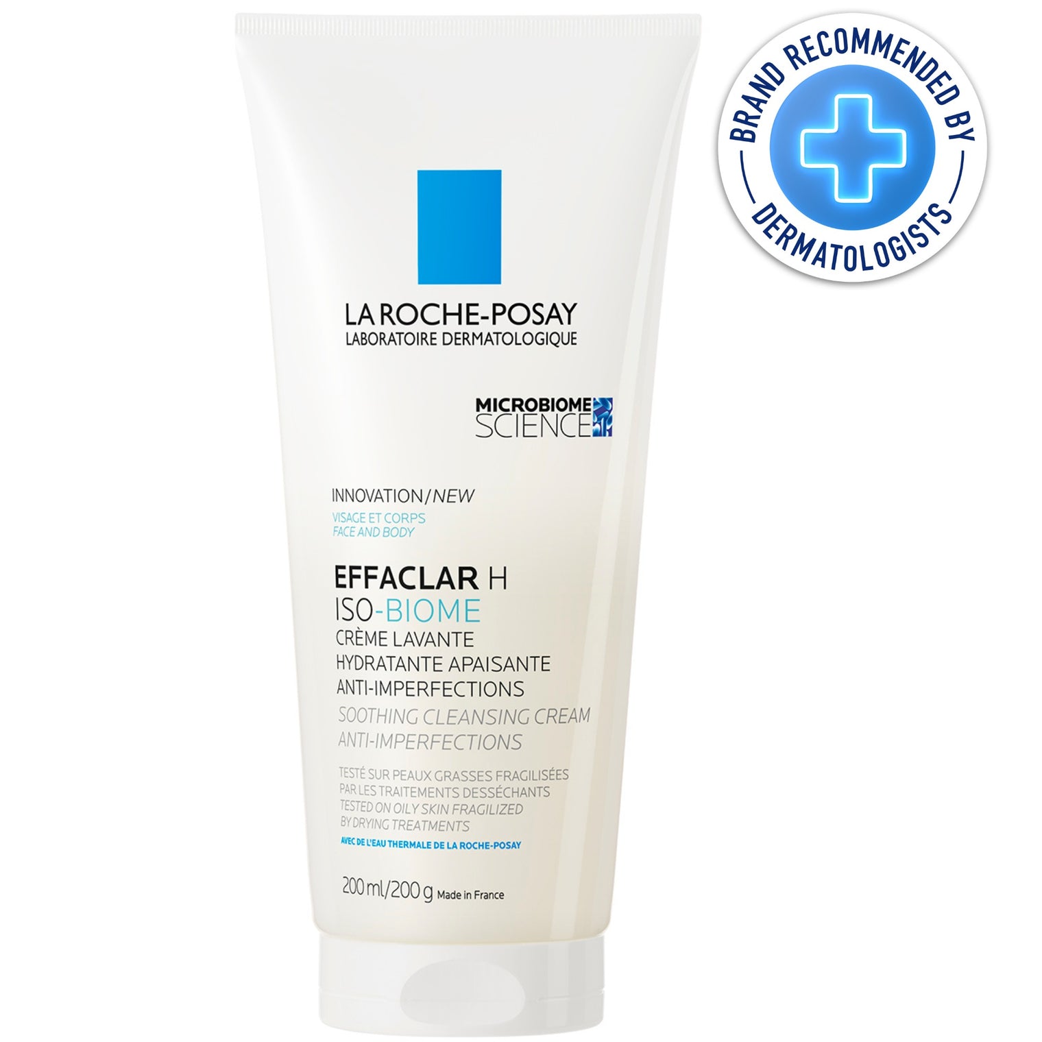 Effaclar H ISO-BIOME Soothing Cleansing Cream.