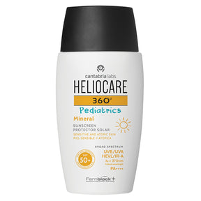 Mineral sunscreen for babies and toddlers with Fernblock®+, zinc oxide, and titanium dioxide, offering high sun protection for sensitive skin.