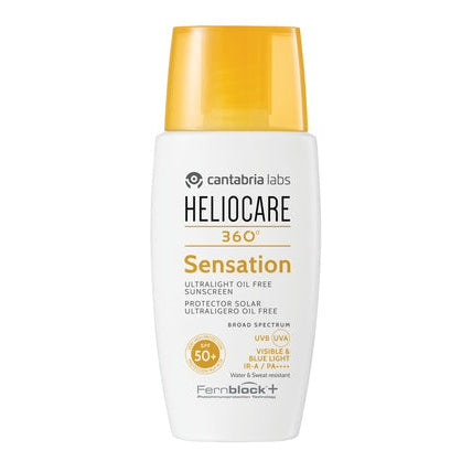 Daily high-performance sunscreen with UVA, UVB, visible light & infrared protection, suitable for sensitive, acne-prone skin and eye area use.