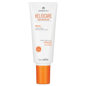 Topical sun spray featuring Fernblock plant extract and advanced filters, designed for easy application and fast absorption.