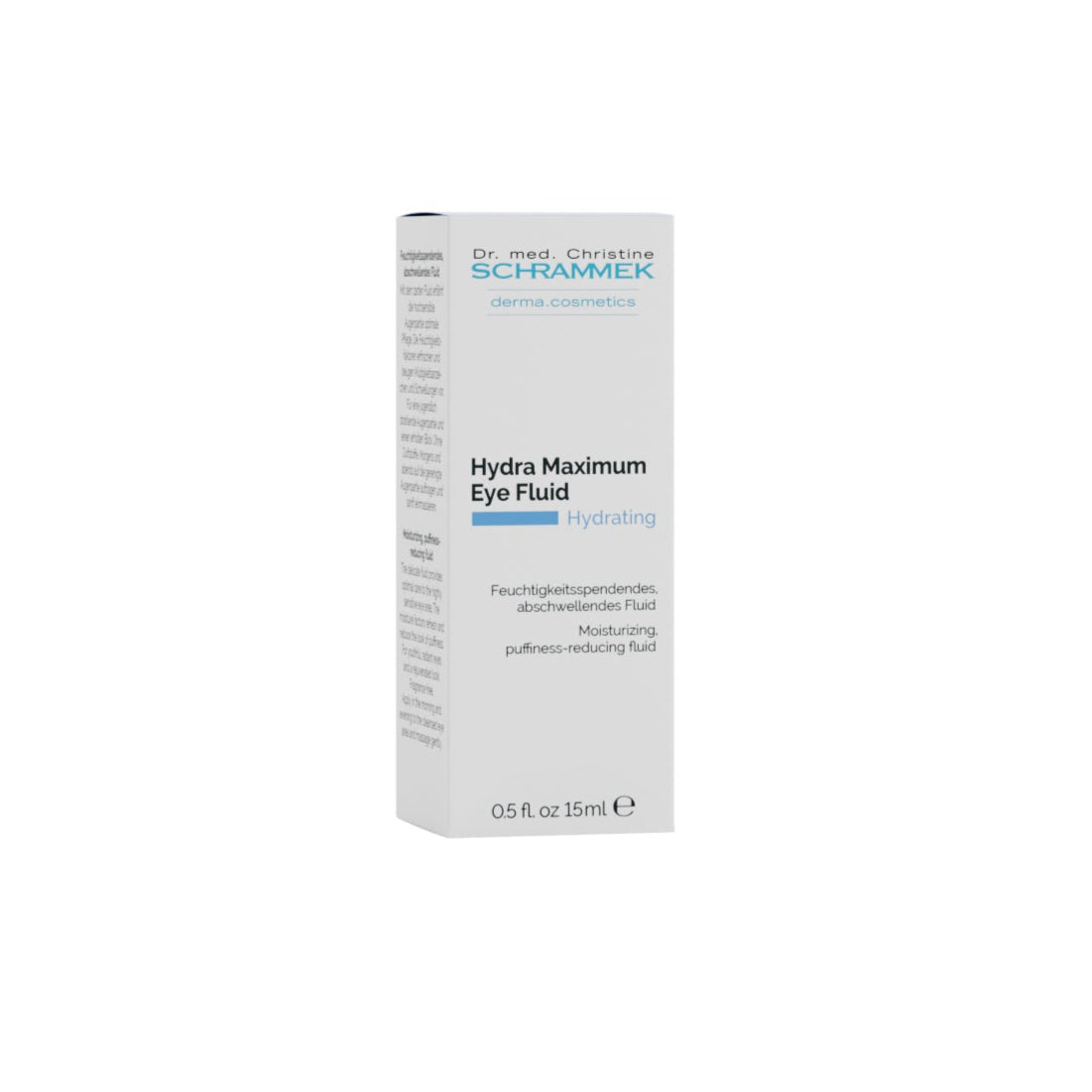 Cooling eye fluid to reduce puffiness, dark circles, and fine lines, revives and hydrates the delicate under-eye area.