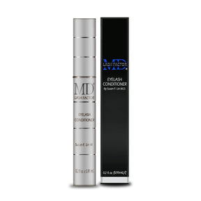 Lash Factor eyelash conditioner bottle and packaging on a white background