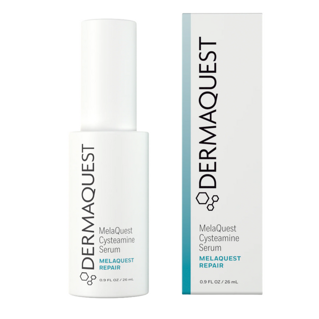 Powerful serum with cysteamine and vitamin C to reduce dark spots, brighten skin, and improve uneven skin tone.