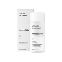 Mesoestetic ultimate micropeel packaging on a white background