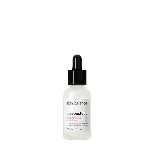 Mesoestetic Skin Balance serum with aloe vera, chamomile, and saffron extract