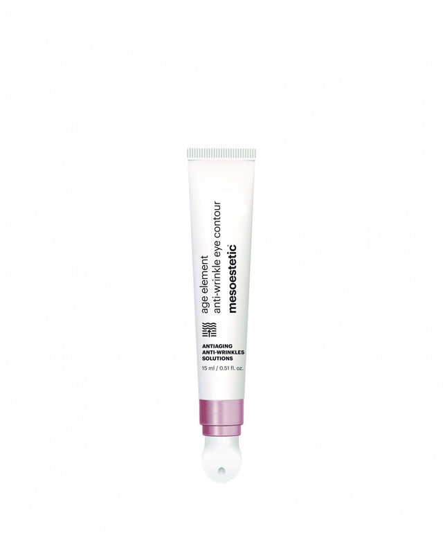 Cooling ceramic applicator of Mesoestetic Anti-Wrinkle Eye Contour in close-up.