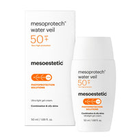 mesoestetic Mesoprotech Water Veil SPF50+ sunscreen gel-cream for daily sun protection