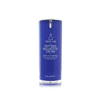 Firming eye treatment with Hexapeptide, Squalene, and Vitamin E for smoothing crow’s feet, boosting elasticity, and protecting delicate skin.