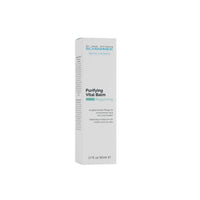 Anti-aging balm with Resveratrol and Microsilver, targeting wrinkles, blemishes, and oily skin.