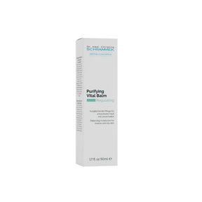 Anti-aging balm with Resveratrol and Microsilver, targeting wrinkles, blemishes, and oily skin.