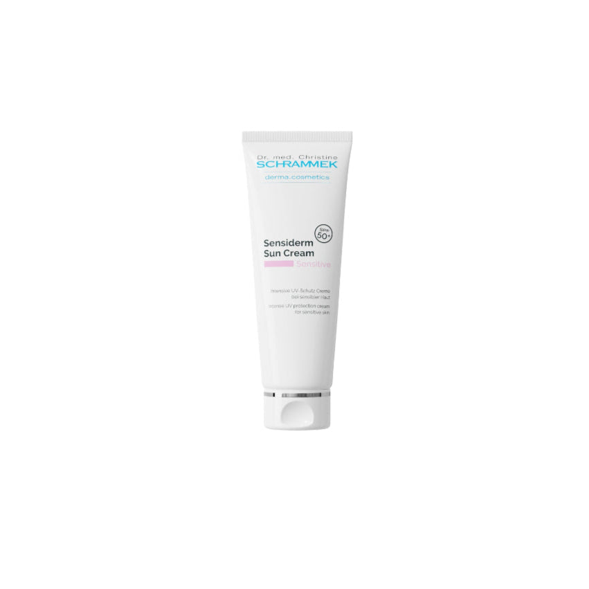 Gentle, perfume-free sunscreen for face and décolletage—high UVA/UVB protection with a nourishing finish.