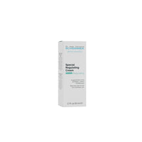 Lightweight mattifying cream with sage and witch hazel, shown alongside glowing, balanced skin.