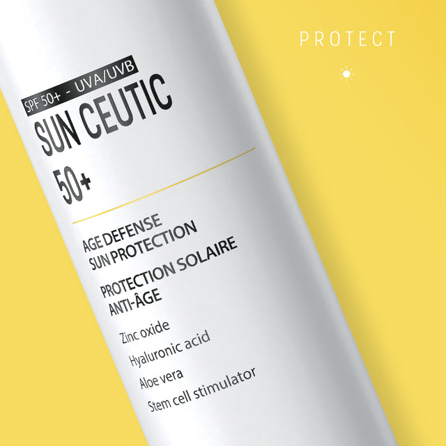 High-protection daily sunscreen for UV and environmental defense with anti-aging benefits