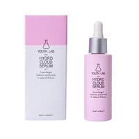 Youth Lab Hydro Cloud Serum bottle and packaging on a white background