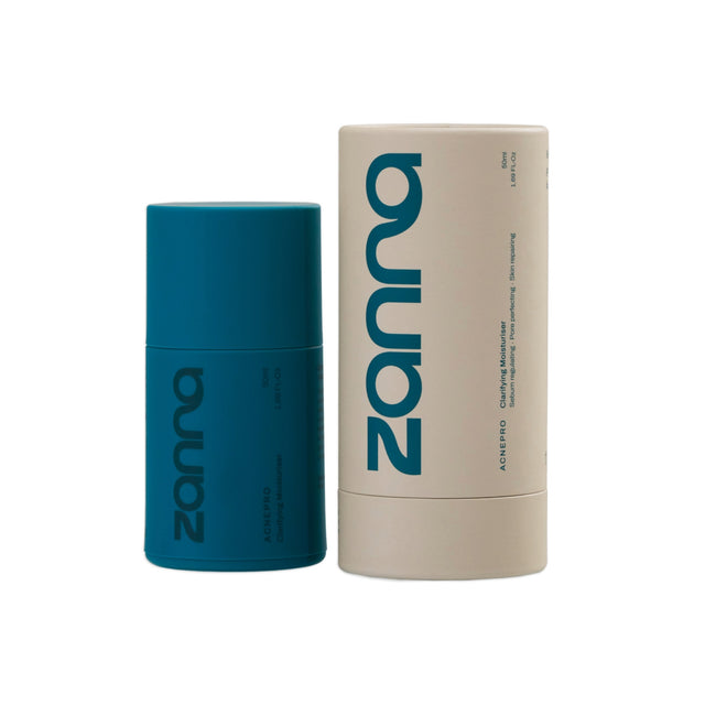 Clarifying Moisturiser with Bakuchiol and Kalahari Melon Seed – targets acne, unclogs pores, and protects skin.