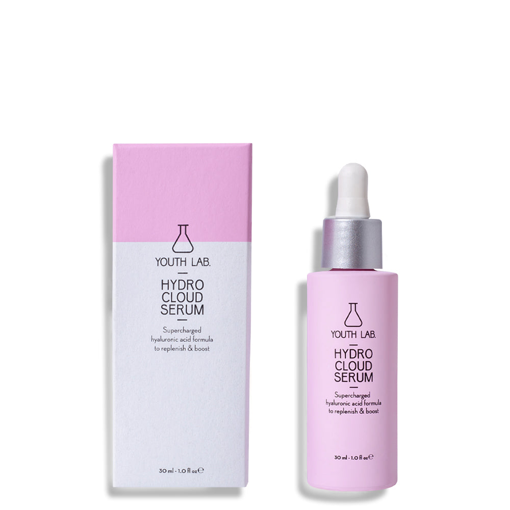 Oil-free hydrating serum with hyaluronic acid, niacinamide, and Rose of Jericho for anti-ageing and pollution defense