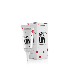 Acne spot treatment with Mandelic Acid, Salicylic Acid, and Tea Tree Oil for clearing blemishes and soothing inflamed skin