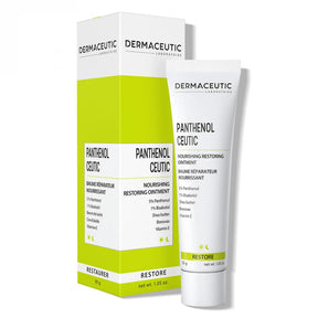 Rich hydrating cream with panthenol, bisabolol, and shea butter for dry and irritated skin