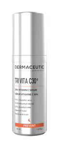 Triple-action vitamin C serum with vitamin E for youthful, radiant skin.