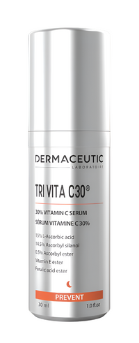 Triple-action vitamin C serum with vitamin E for youthful, radiant skin.